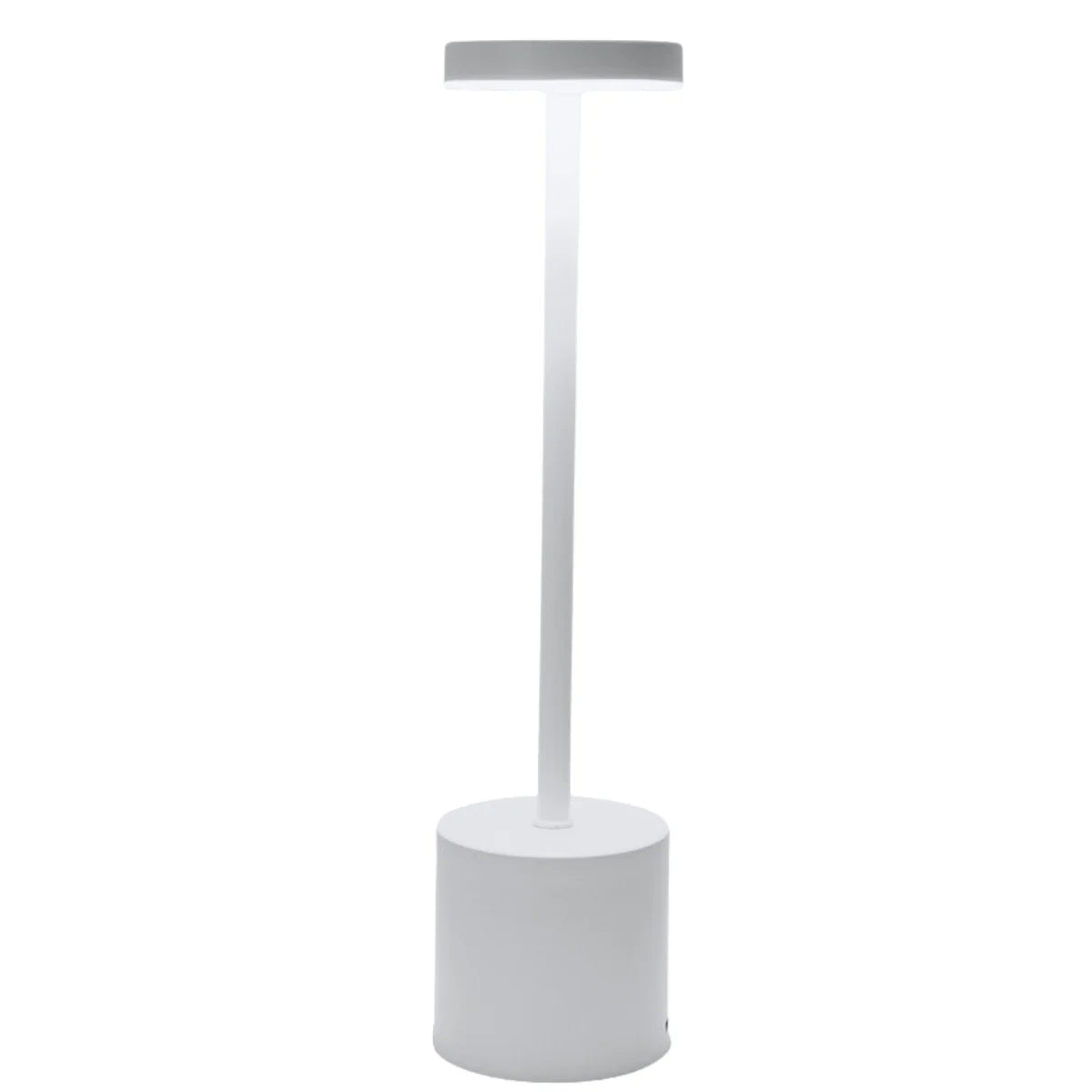 Simple LED Rechargeable Touch Metal Table Lamp Three Colors Bedside Creative Ambient Light Bar Outdoor Decoration Night Light - Slobuy