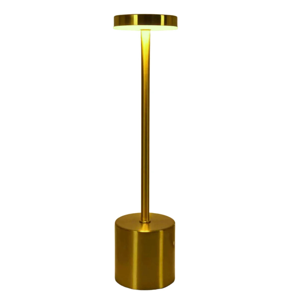 Simple LED Rechargeable Touch Metal Table Lamp Three Colors Bedside Creative Ambient Light Bar Outdoor Decoration Night Light - Slobuy