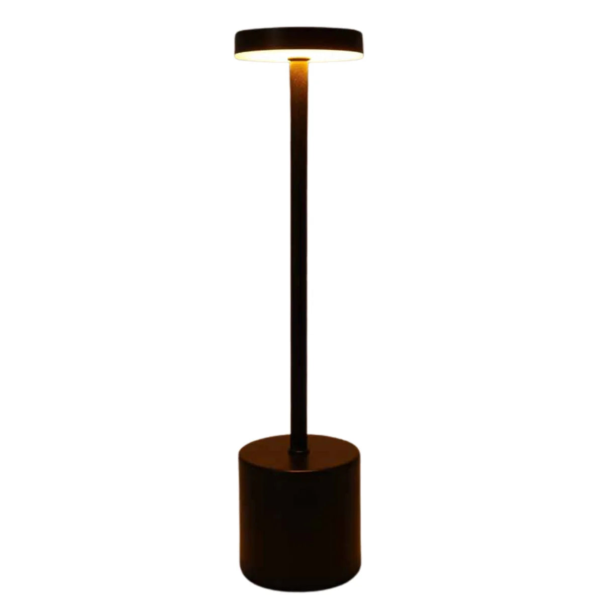 Simple LED Rechargeable Touch Metal Table Lamp Three Colors Bedside Creative Ambient Light Bar Outdoor Decoration Night Light - Slobuy