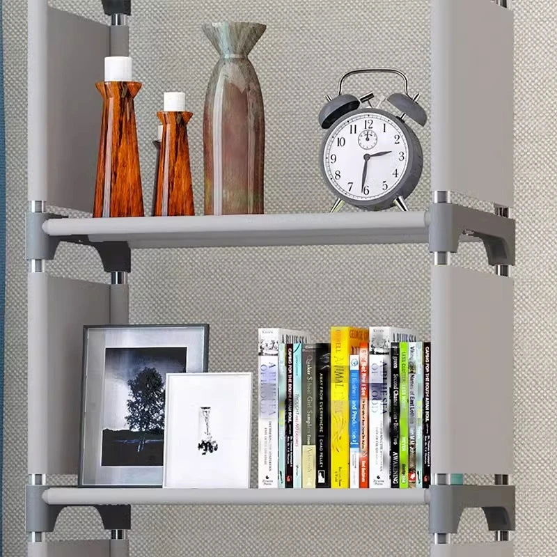 Simple Modern Student Bookshelf Storage Rack Floor Desk Bookcase Combination Cabinet Newspaper Rack - Slobuy