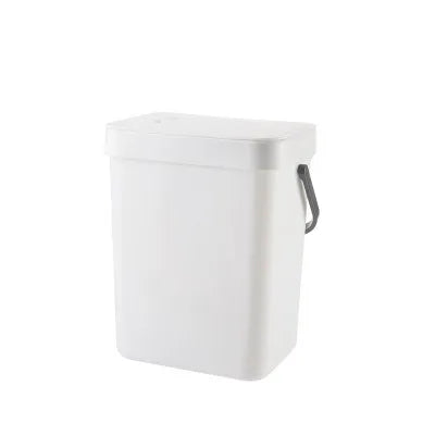 Simple Rubbish Bin Wall Mounted Indoor Office Kitchen Door Trash Can Dustbin Kitchen Garbage Can - Slobuy