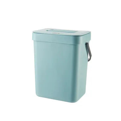 Simple Rubbish Bin Wall Mounted Indoor Office Kitchen Door Trash Can Dustbin Kitchen Garbage Can - Slobuy