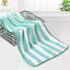 Simple Stripes Absorbent Quick Drying Bath Towel Sets Soft Adults Face Hand Towels Bathroom Microfiber Comefor Swim Bath Towels - Slobuy