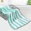 Simple Stripes Absorbent Quick Drying Bath Towel Sets Soft Adults Face Hand Towels Bathroom Microfiber Comefor Swim Bath Towels - Slobuy