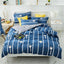 Simple plaid Style Duvet Cover 220x240 Quilt Cover Comforter Covers for single double queen king bed size matching Pillowcases - Slobuy