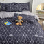 Simple plaid Style Duvet Cover 220x240 Quilt Cover Comforter Covers for single double queen king bed size matching Pillowcases - Slobuy