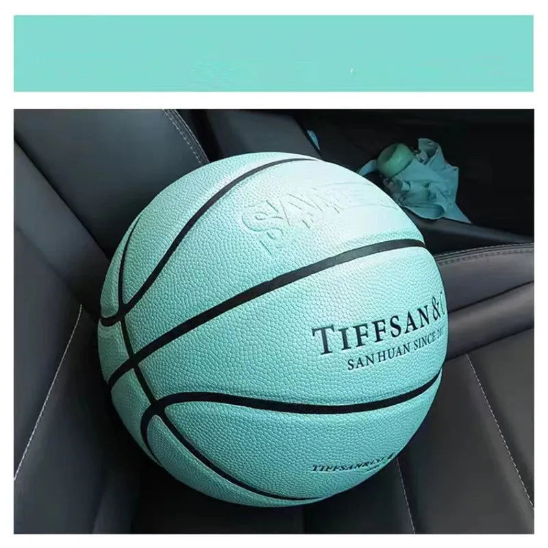 Size5 Size7 Customized Non-slip Basketball Gift PU Soft Leather To Children Girl High Elastic Wear Resistance Indoor And Outdoor - Slobuy