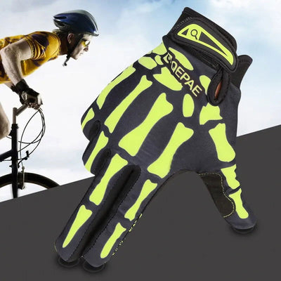 Skeleton Paw Motorcycle Gloves Adjustable Lightweight Cycling Glove Breathable Dirtbike Glove for Motocross Racing Outdoor Sport - Slobuy