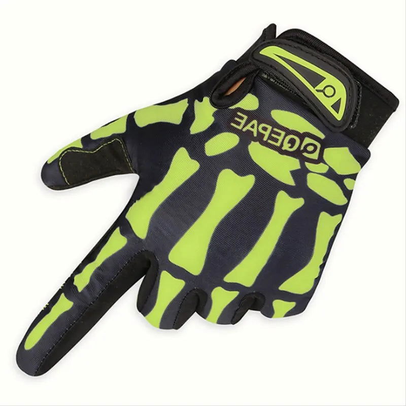 Skeleton Paw Motorcycle Gloves Adjustable Lightweight Cycling Glove Breathable Dirtbike Glove for Motocross Racing Outdoor Sport - Slobuy