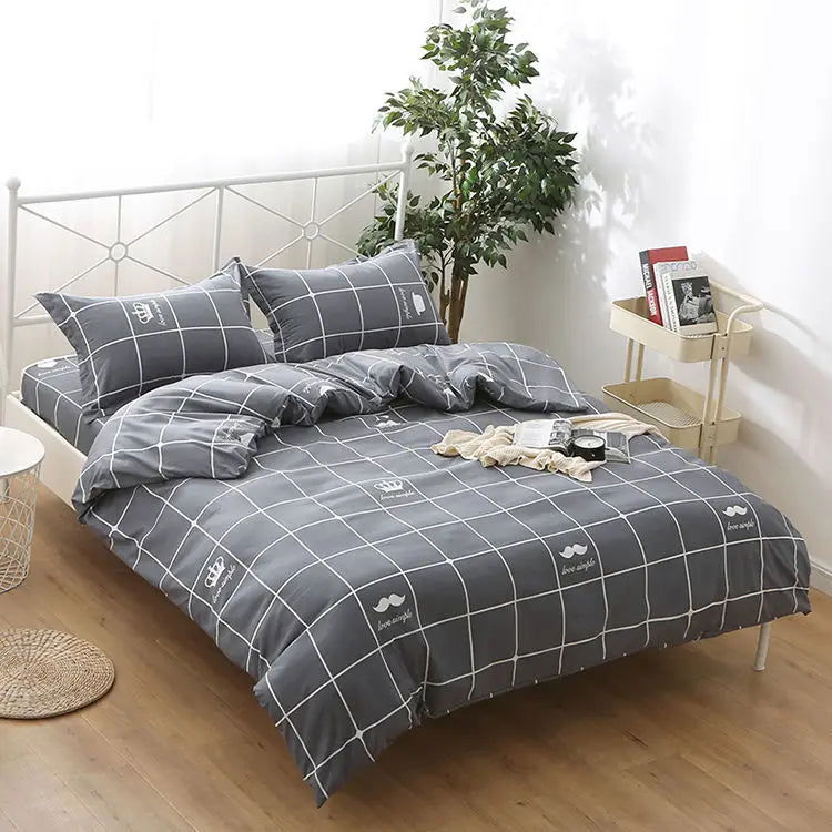 Skincare Duvet Cover Single Piece 60/110cm 1.5 * 1.8m/200x230m Student Dormitory Single and Double Duvet Cover quilt cover - Slobuy