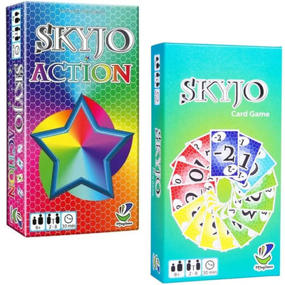 Skyjo Board Games Card Party of Tables for The Whole Family Deck Box Wit Social Collective Games Children's Tapis Poker Social - Slobuy