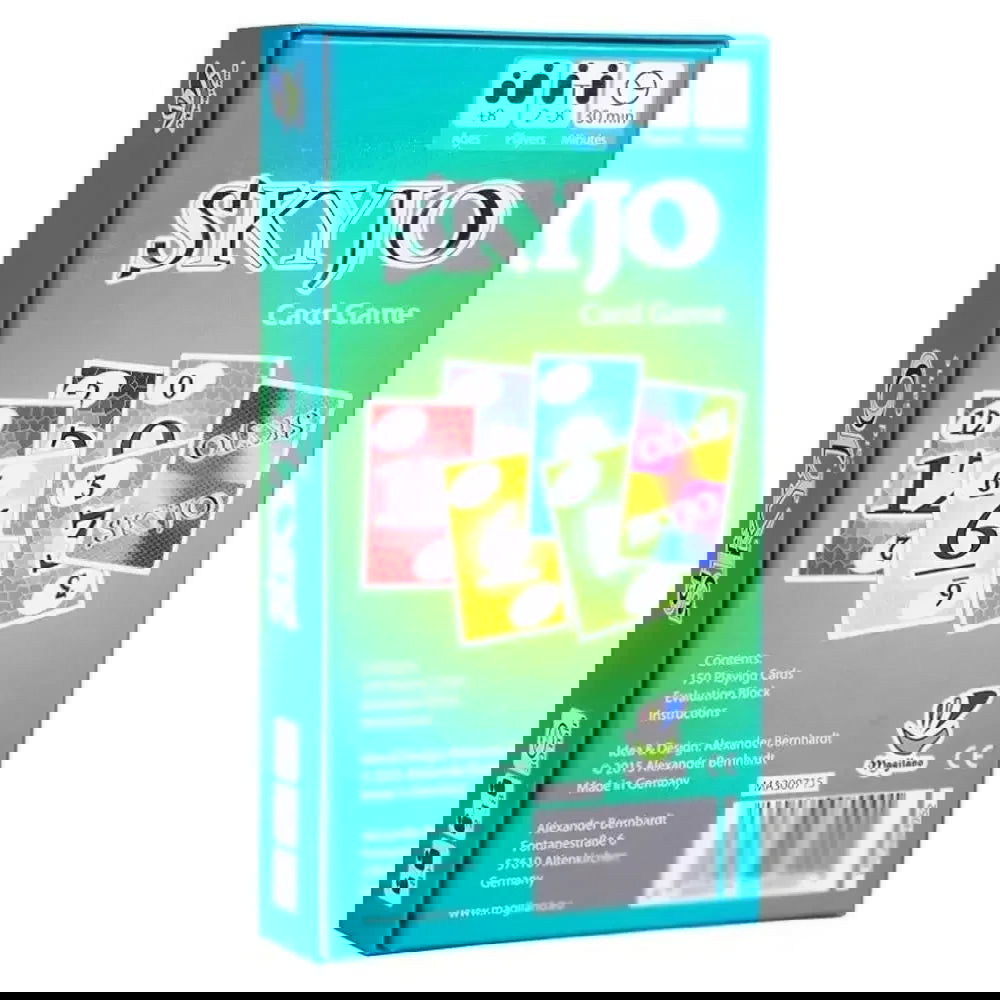 Skyjo Board Games Card Party of Tables for The Whole Family Deck Box Wit Social Collective Games Children's Tapis Poker Social - Slobuy