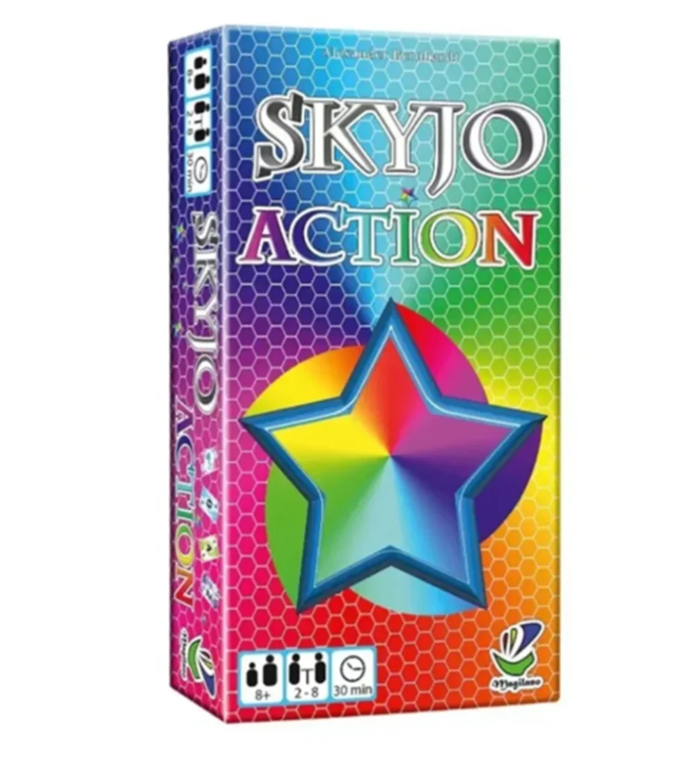 Skyjo Board Games Card Party of Tables for The Whole Family Deck Box Wit Social Collective Games Children's Tapis Poker Social - Slobuy
