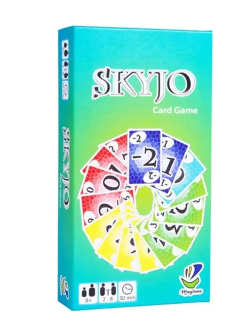 Skyjo Board Games Card Party of Tables for The Whole Family Deck Box Wit Social Collective Games Children's Tapis Poker Social - Slobuy