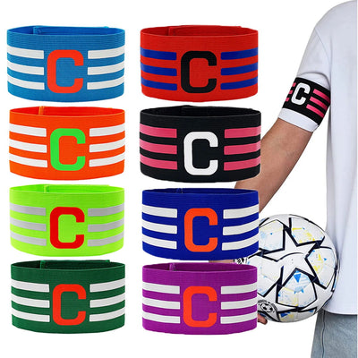 Sleeve Badge Football C Captain Badge Arm Sleeve Color Split Team Grouping Sleeve Badge - Slobuy