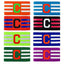 Sleeve Badge Football C Captain Badge Arm Sleeve Color Split Team Grouping Sleeve Badge - Slobuy