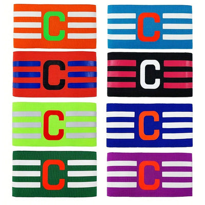 Sleeve Badge Football C Captain Badge Arm Sleeve Color Split Team Grouping Sleeve Badge - Slobuy
