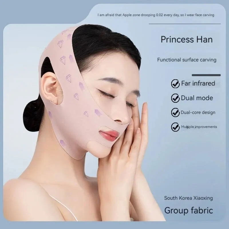 Slimming Bandage Lifting And Firming To Improve Lines Tightening Apple Muscle Double Lifting Sleep Slimming Device V Face Masks - Slobuy