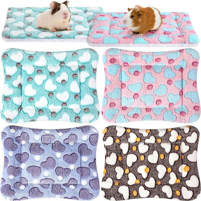 Small Animal Guinea Pig Hamster Bed House Winter Warm Squirrel Hedgehog rabbit Chinchilla Bed mat House Nest Hamster Accessories - Slobuy