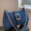 Small Design Jeans Bag Women's New Cross-Shoulder Bag Shoulder Canvas Bag - Slobuy