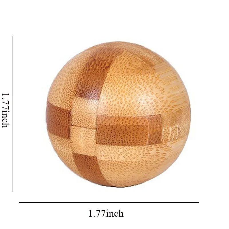 Small Lu Ban Lock IQ Brain Teaser Educational Toy for Kids Children Wooden Kong Ming Unlock Toys Adult Montessori 3D Puzzle Game - Slobuy