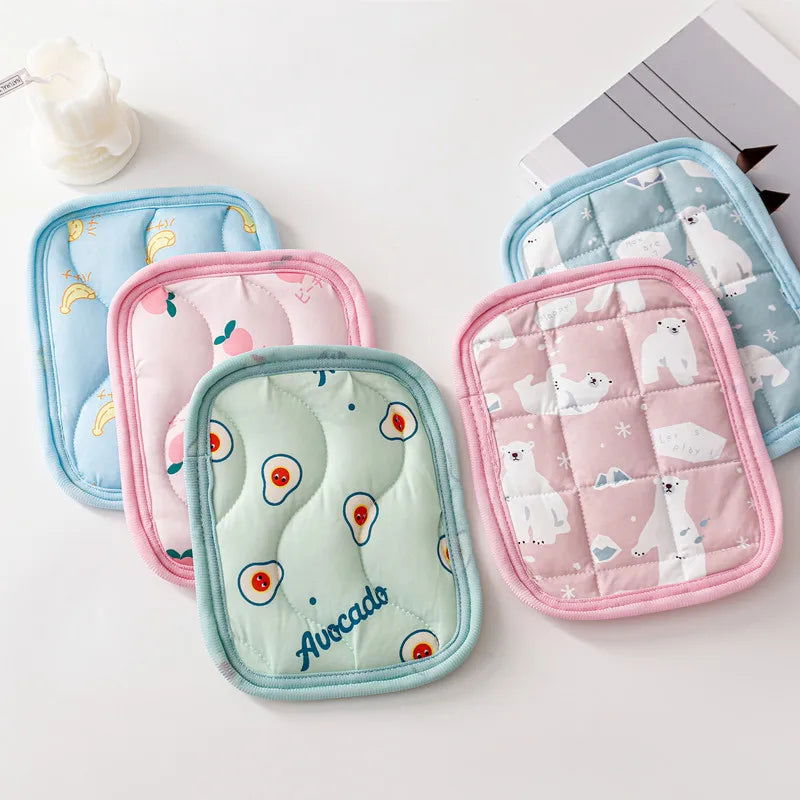 Small Pet Cooler Mat Summer Ice Silk Cool Feeling Pet Mat Hamster Kennel Mat Guinea Pig Chinchilla Rabbit Small Pet Cooling Mat - Slobuy