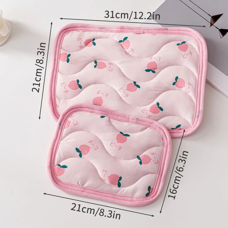 Small Pet Cooler Mat Summer Ice Silk Cool Feeling Pet Mat Hamster Kennel Mat Guinea Pig Chinchilla Rabbit Small Pet Cooling Mat - Slobuy