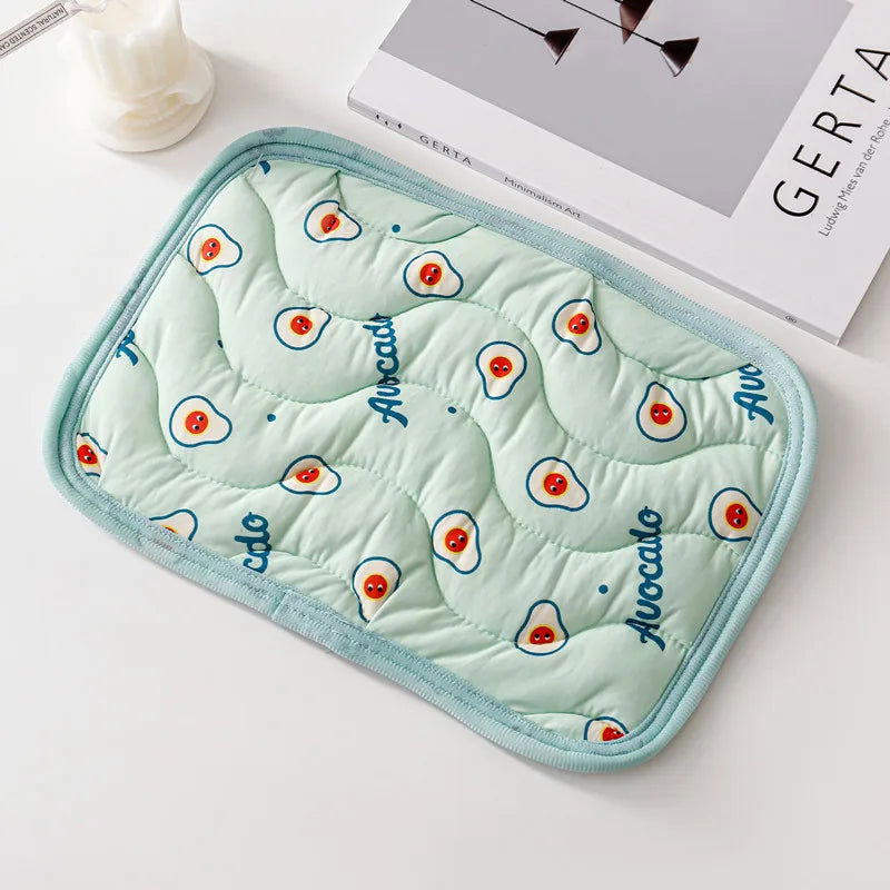 Small Pet Cooler Mat Summer Ice Silk Cool Feeling Pet Mat Hamster Kennel Mat Guinea Pig Chinchilla Rabbit Small Pet Cooling Mat - Slobuy