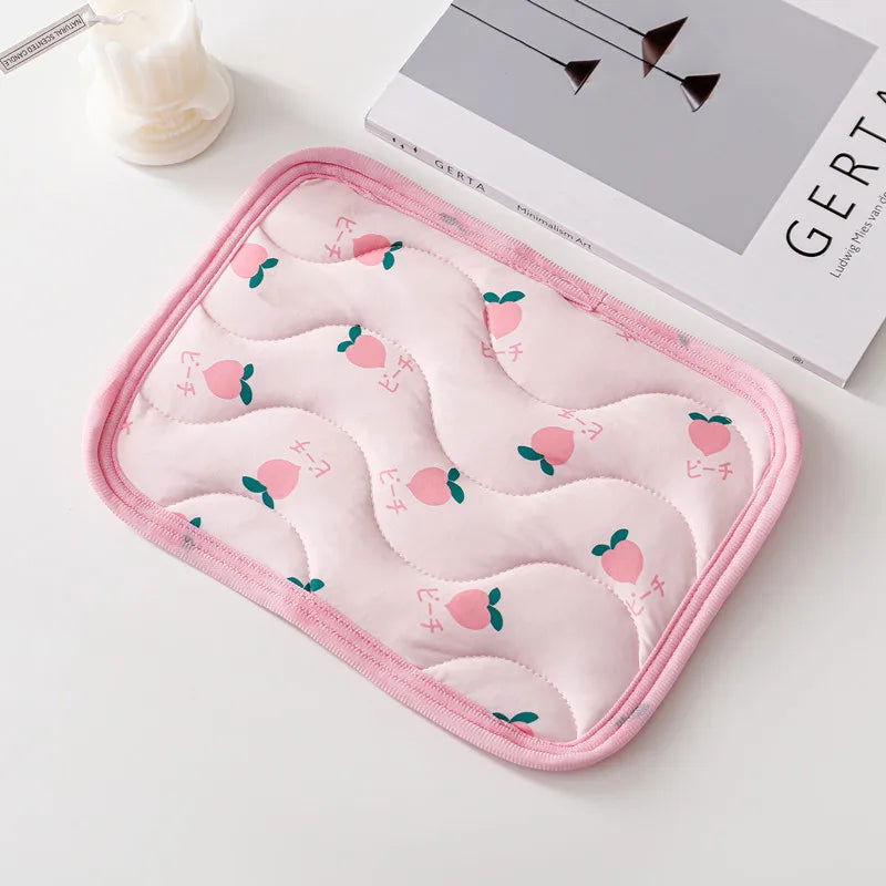 Small Pet Cooler Mat Summer Ice Silk Cool Feeling Pet Mat Hamster Kennel Mat Guinea Pig Chinchilla Rabbit Small Pet Cooling Mat - Slobuy