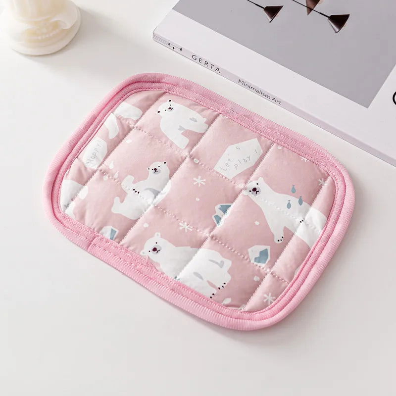 Small Pet Cooler Mat Summer Ice Silk Cool Feeling Pet Mat Hamster Kennel Mat Guinea Pig Chinchilla Rabbit Small Pet Cooling Mat - Slobuy