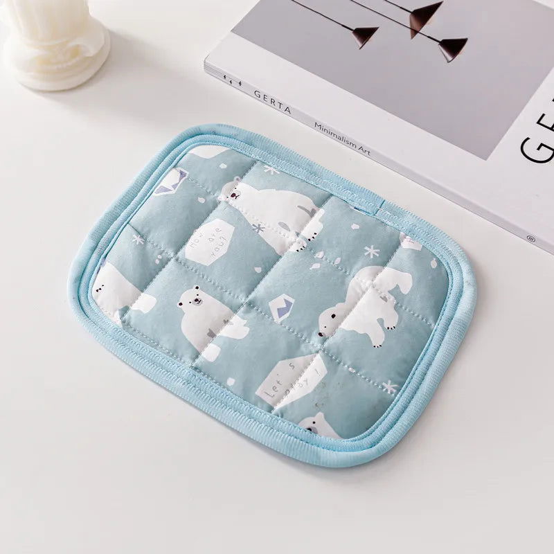 Small Pet Cooler Mat Summer Ice Silk Cool Feeling Pet Mat Hamster Kennel Mat Guinea Pig Chinchilla Rabbit Small Pet Cooling Mat - Slobuy