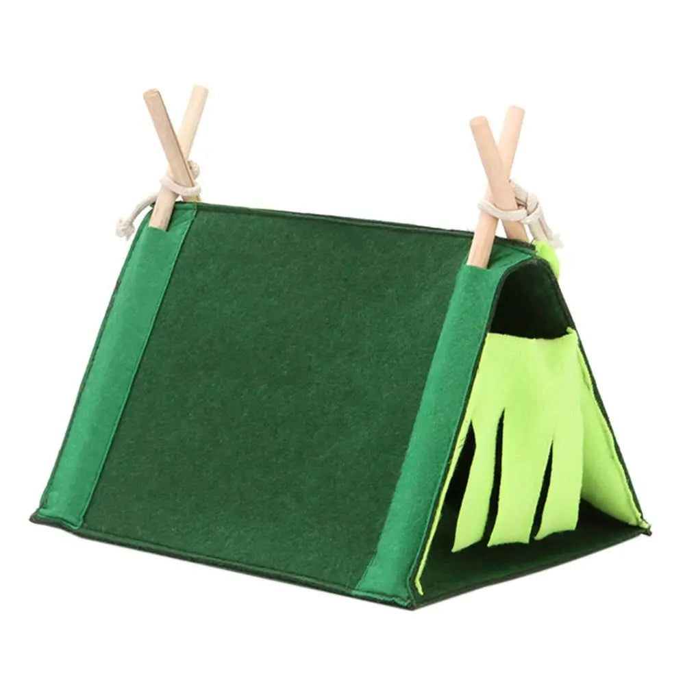 Small Pet Nest Felt Tent Rabbit Nest Hamster House Hamster Cage Large Guinea Pig Cage Guinea Pig Small Animal Bed Accessories - Slobuy