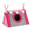 Small Pet Nest Felt Tent Rabbit Nest Hamster House Hamster Cage Large Guinea Pig Cage Guinea Pig Small Animal Bed Accessories - Slobuy