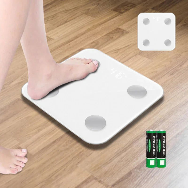 Smart Bluetooth Body Fat Scale Home Weight Scale Human Body Ultra-accurate Meter Electronic Scale Height and Fat Loss Special - Slobuy