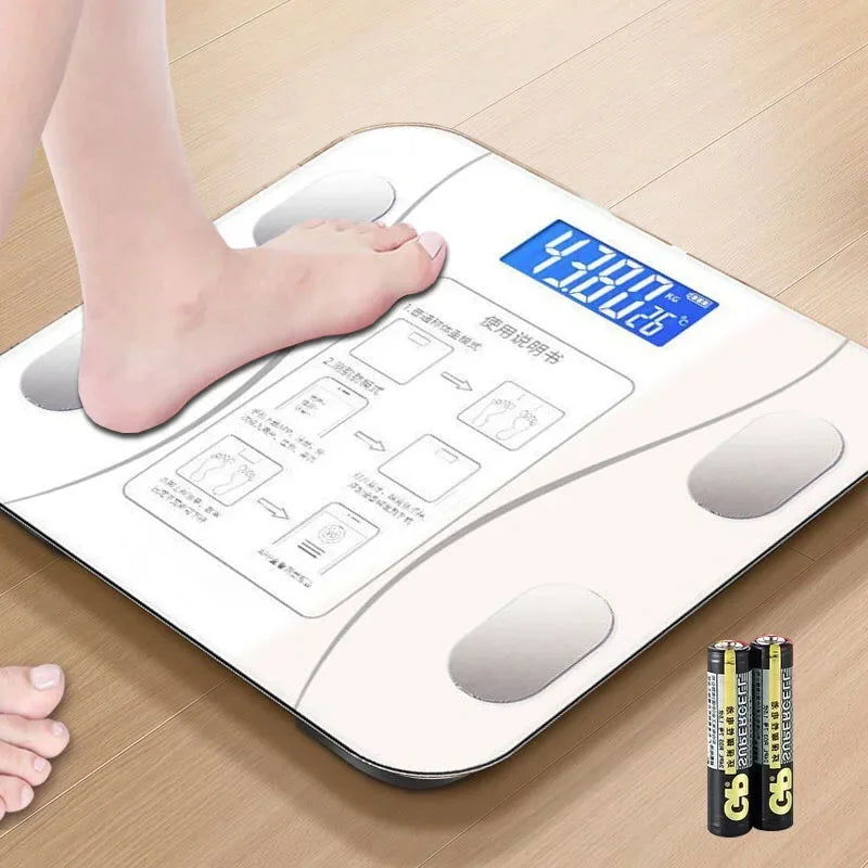 Smart Bluetooth Body Fat Scale Home Weight Scale Human Body Ultra-accurate Meter Electronic Scale Height and Fat Loss Special - Slobuy
