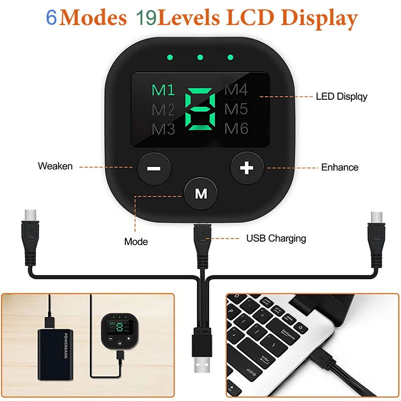 Smart EMS Wireless Muscle Stimulator Fitness Trainer Abdominal Training Electric Weight Loss Stickers Body Slimming Massager - Slobuy