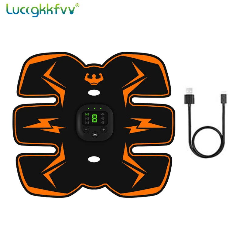 Smart EMS Wireless Muscle Stimulator Fitness Trainer Abdominal Training Electric Weight Loss Stickers Body Slimming Massager - Slobuy