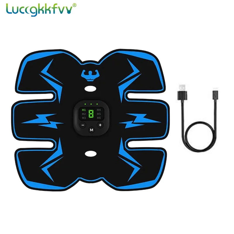 Smart EMS Wireless Muscle Stimulator Fitness Trainer Abdominal Training Electric Weight Loss Stickers Body Slimming Massager - Slobuy
