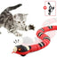 Smart Sensing Cat Toys Interactive Automatic Eletronic Snake Cat Teaser Indoor Play Kitten Toy USB Rechargeable for Cats Kitten - Slobuy