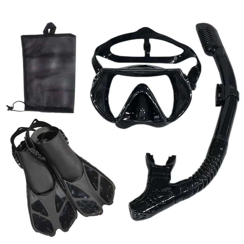 Snorkel Diving Mask  and  Goggles Diving Swimming Tube Set  Adult Unisex - Slobuy