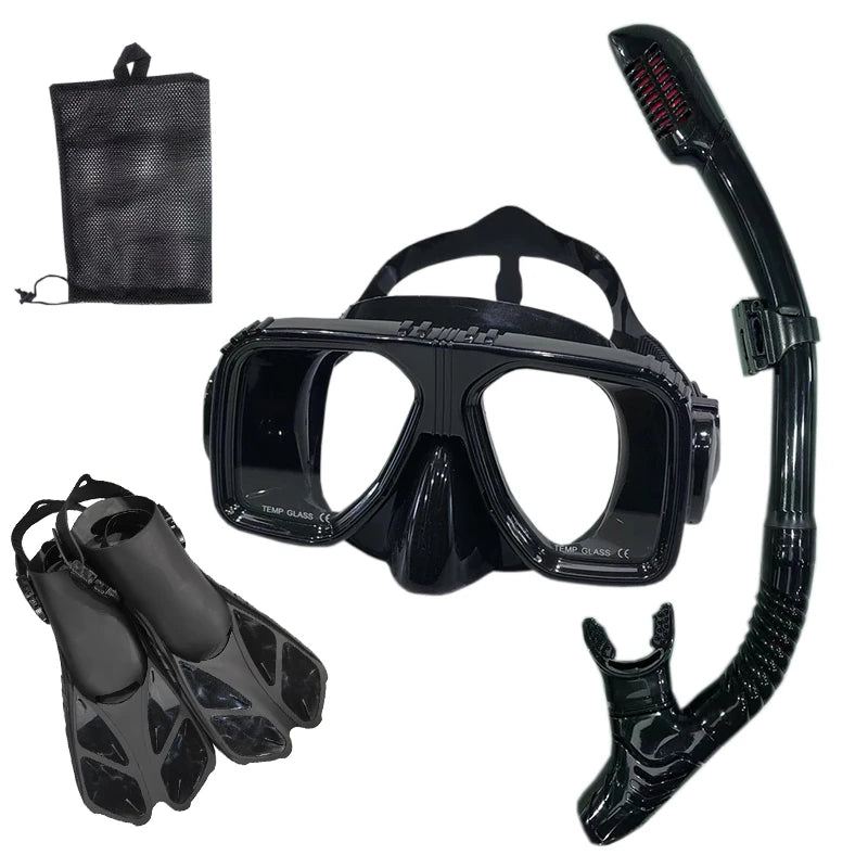Snorkel Diving Mask  and  Goggles Diving Swimming Tube Set  Adult Unisex - Slobuy