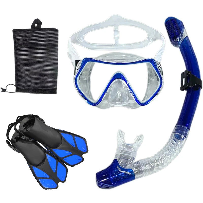 Snorkel Diving Mask  and  Goggles Diving Swimming Tube Set  Adult Unisex - Slobuy