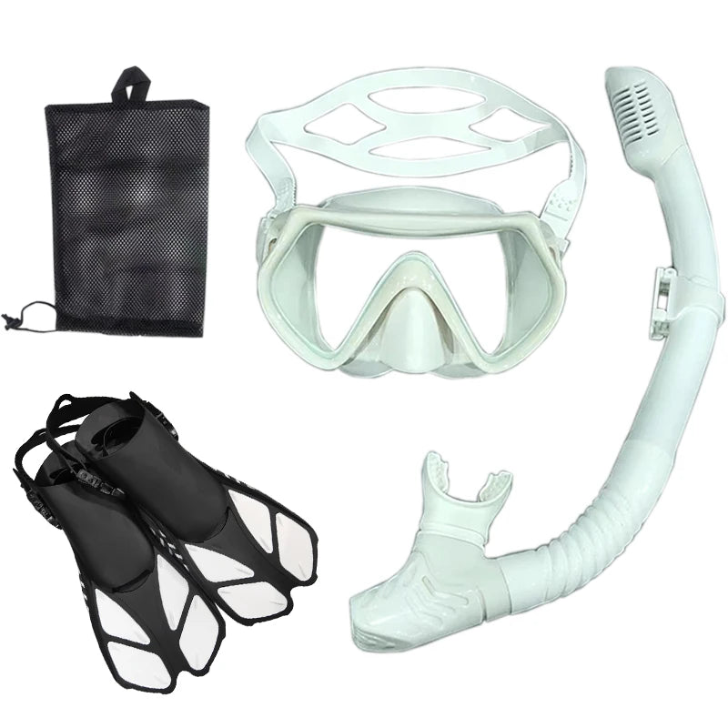 Snorkel Diving Mask  and  Goggles Diving Swimming Tube Set  Adult Unisex - Slobuy