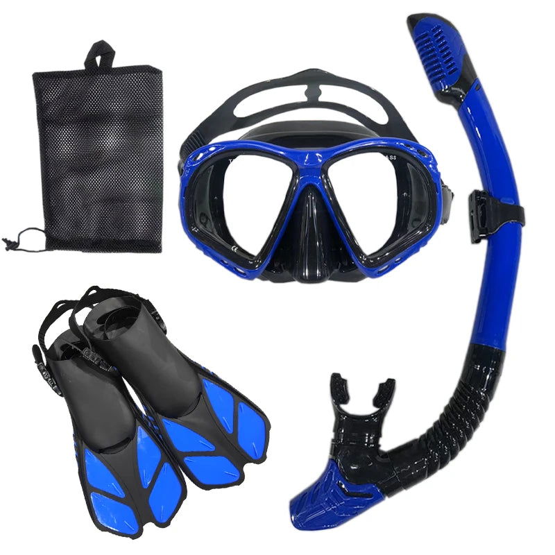 Snorkel Diving Mask  and  Goggles Diving Swimming Tube Set  Adult Unisex - Slobuy