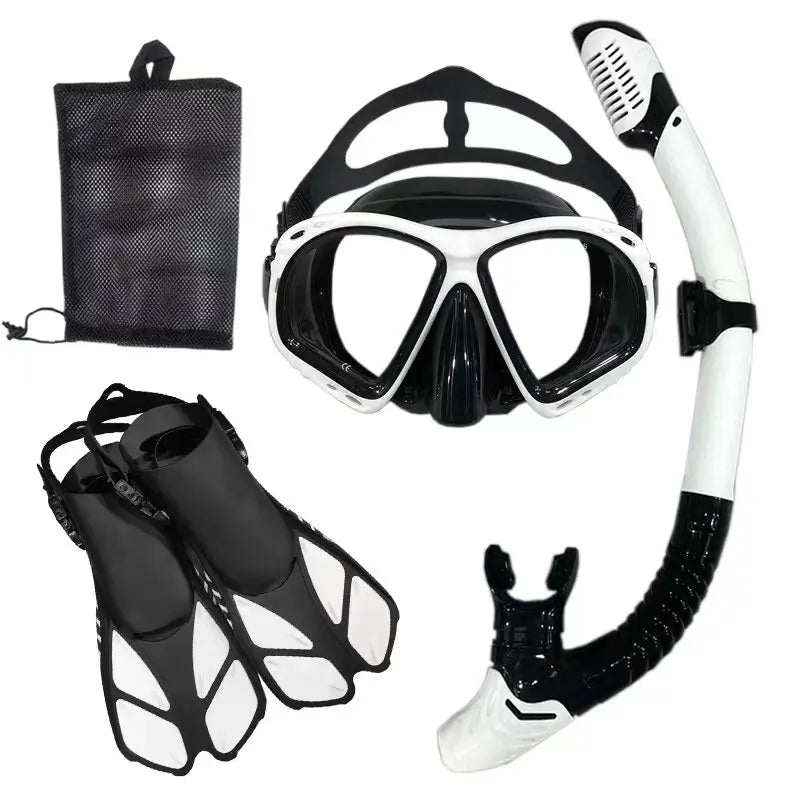 Snorkel Diving Mask  and  Goggles Diving Swimming Tube Set  Adult Unisex - Slobuy