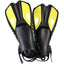 Snorkel Fins Swim Flippers Short Diving Frog Shoes Duck Webs Adjustable Silicone Travel Size Open Heel Adult Men Women Youth Kid - Slobuy