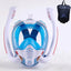 Snorkeling Mask Double Tube Silicone Full Dry Diving Mask Adult Swimming Mask Diving Goggles Self Contained Underwater Breathing - Slobuy
