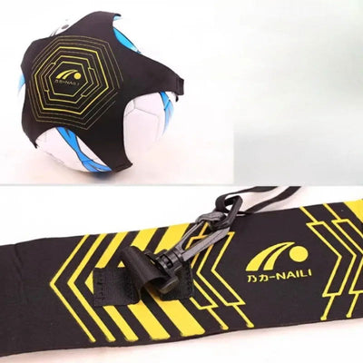 Soccer Ball Juggle Bag Children Auxiliary Training Belt Adults Soccer Kick Trainer Solo Football Training Equipment for Beginner - Slobuy