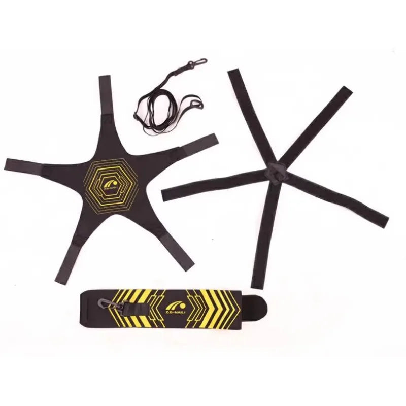 Soccer Ball Juggle Bag Children Auxiliary Training Belt Adults Soccer Kick Trainer Solo Football Training Equipment for Beginner - Slobuy