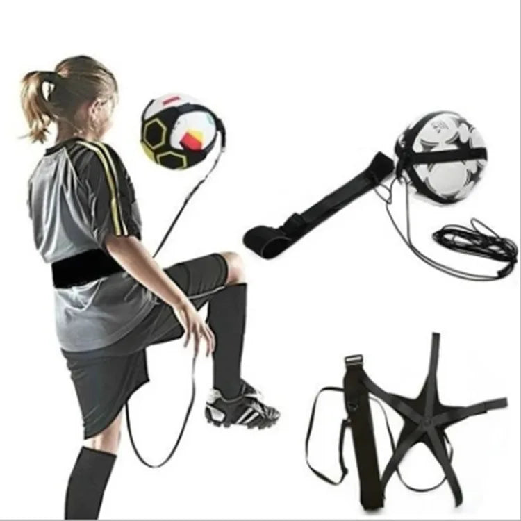 Soccer Ball Juggle Bags Children Auxiliary Circling Belt Kids Football Training Equipment Kick Solo Soccer Trainer Football Kick - Slobuy